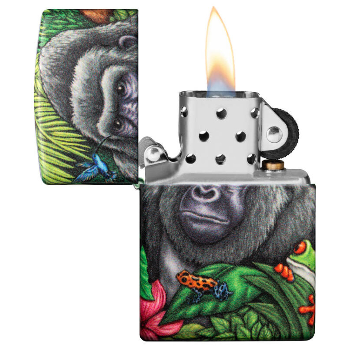 Набор ZIPPO Загадки леса из двух зажигалок Glow in the Dark Green 49347 4