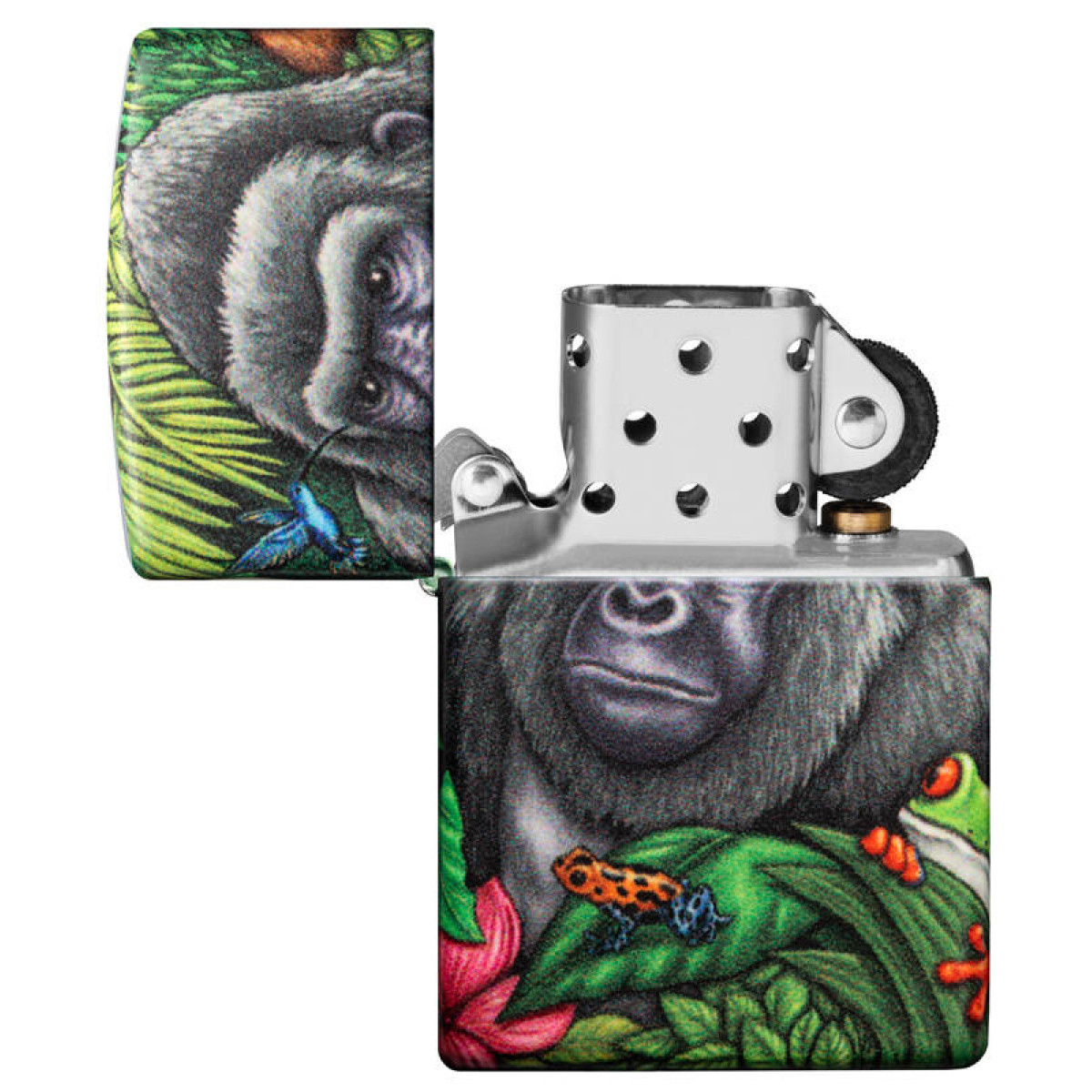 Набор ZIPPO Загадки леса из двух зажигалок Glow in the Dark Green 49347 3