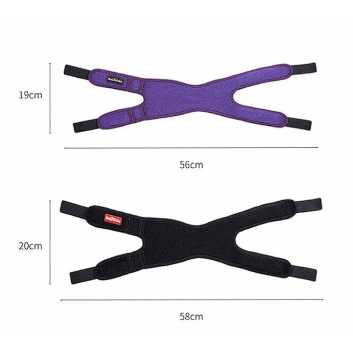 Наколенник Naturehike Strap-20HJ NH20HJ009 черный 6927595749173 2