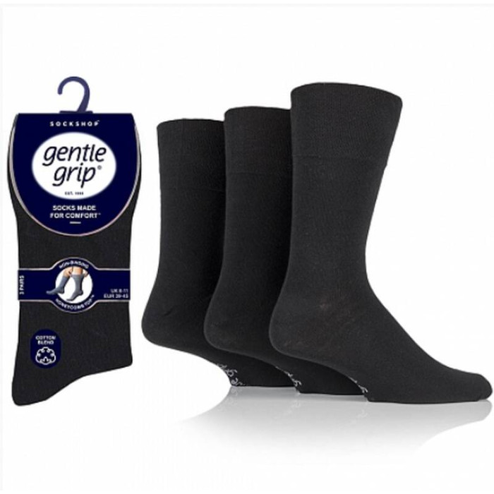 Носки теплые мужские Heat Holders GENTLE GRIP PLAIN SOMRG51H3BLK, набор, термоноски, на зиму, демисезонные