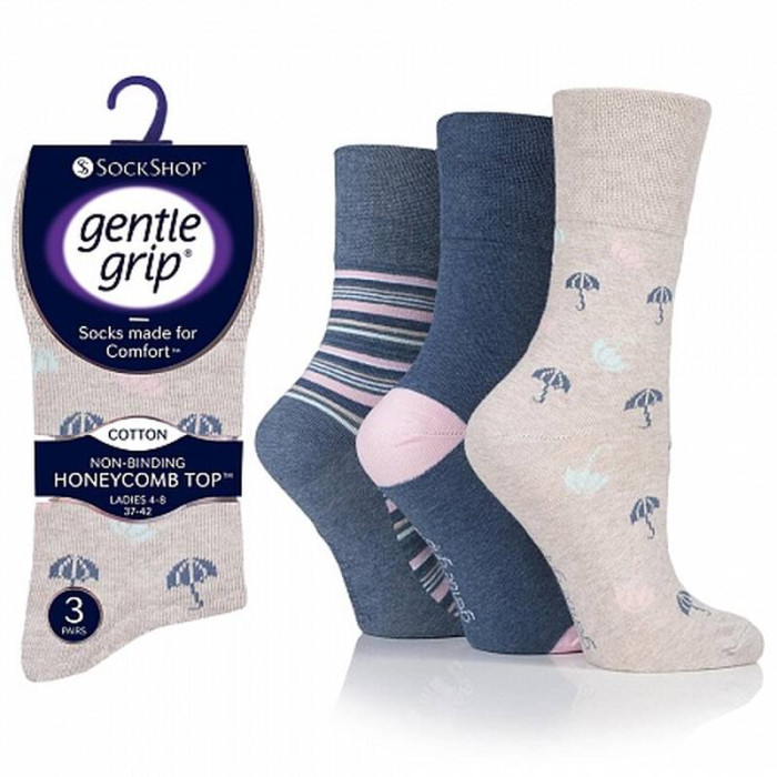 Носки теплые женские Heat Holders GENTLE GRIP rainy days SOLRH170G3, набор, термоноски, на зиму, демисезонные, длинные
