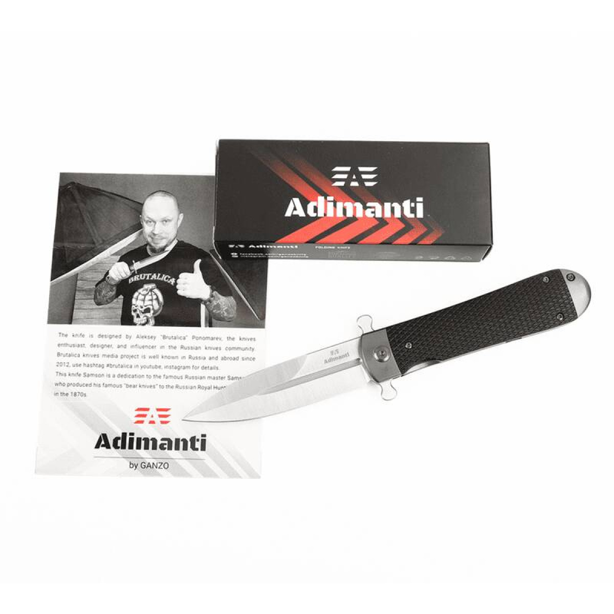 Нож Adimanti Samson by Ganzo Samson-BK 8
