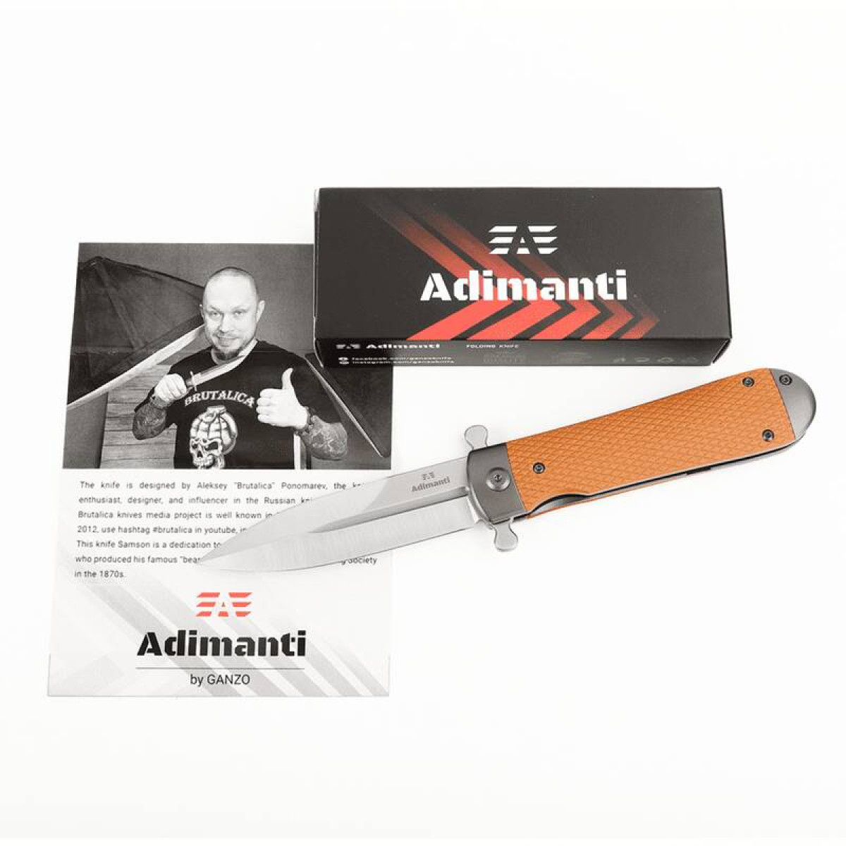 Нож Adimanti Samson by Ganzo Samson-BR 5
