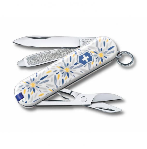 Нож-брелок Classic Alpine Edelweiss Victorinox 0.6223.L2109