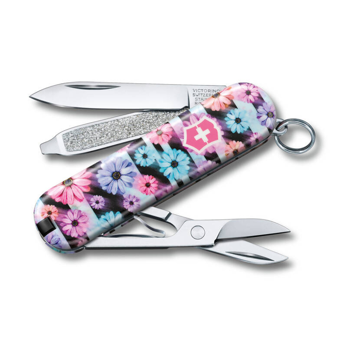 Нож-брелок Classic Dynamic Floral Victorinox 0.6223.L2107 1
