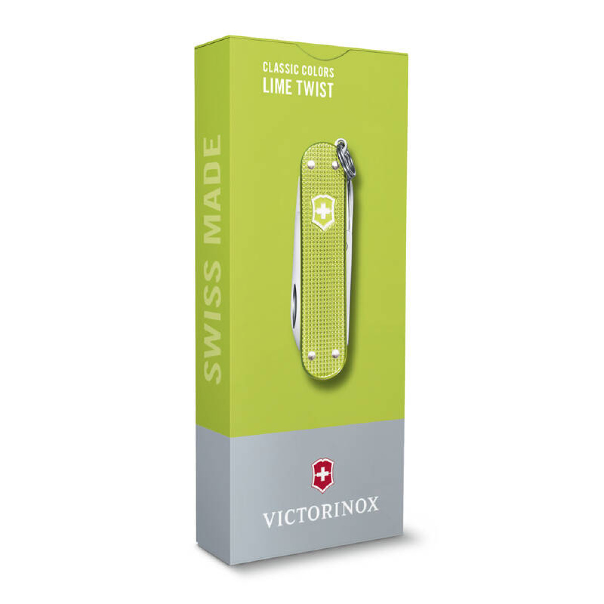 Нож-брелок Classic SD Alox Colors Lime Twist Victorinox 0.6221.241G 4