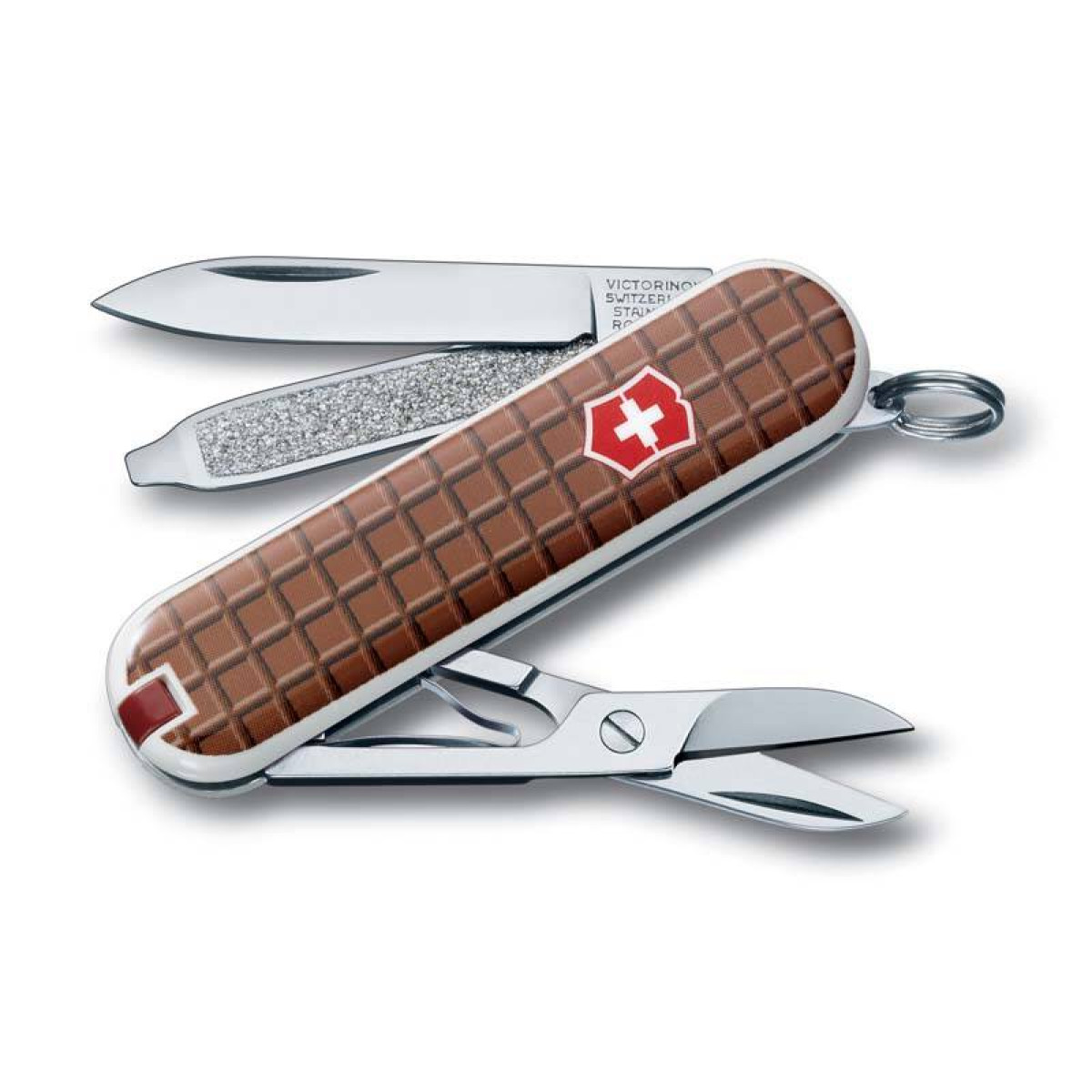 Нож-брелок Victorinox Classic, 58 мм, 7 функций, "The Chocolate" 1