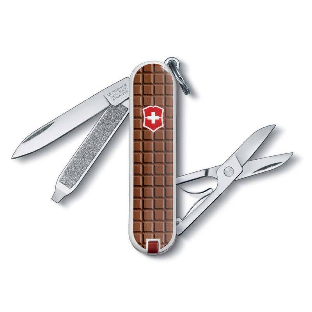 Нож-брелок Victorinox Classic, 58 мм, 7 функций, "The Chocolate" 3