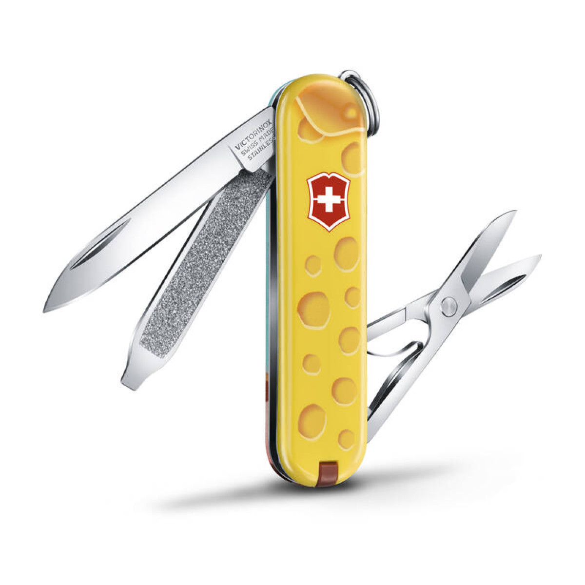 Нож-брелок VICTORINOX Classic "Alps Cheese", 58 мм, 7 функций 3