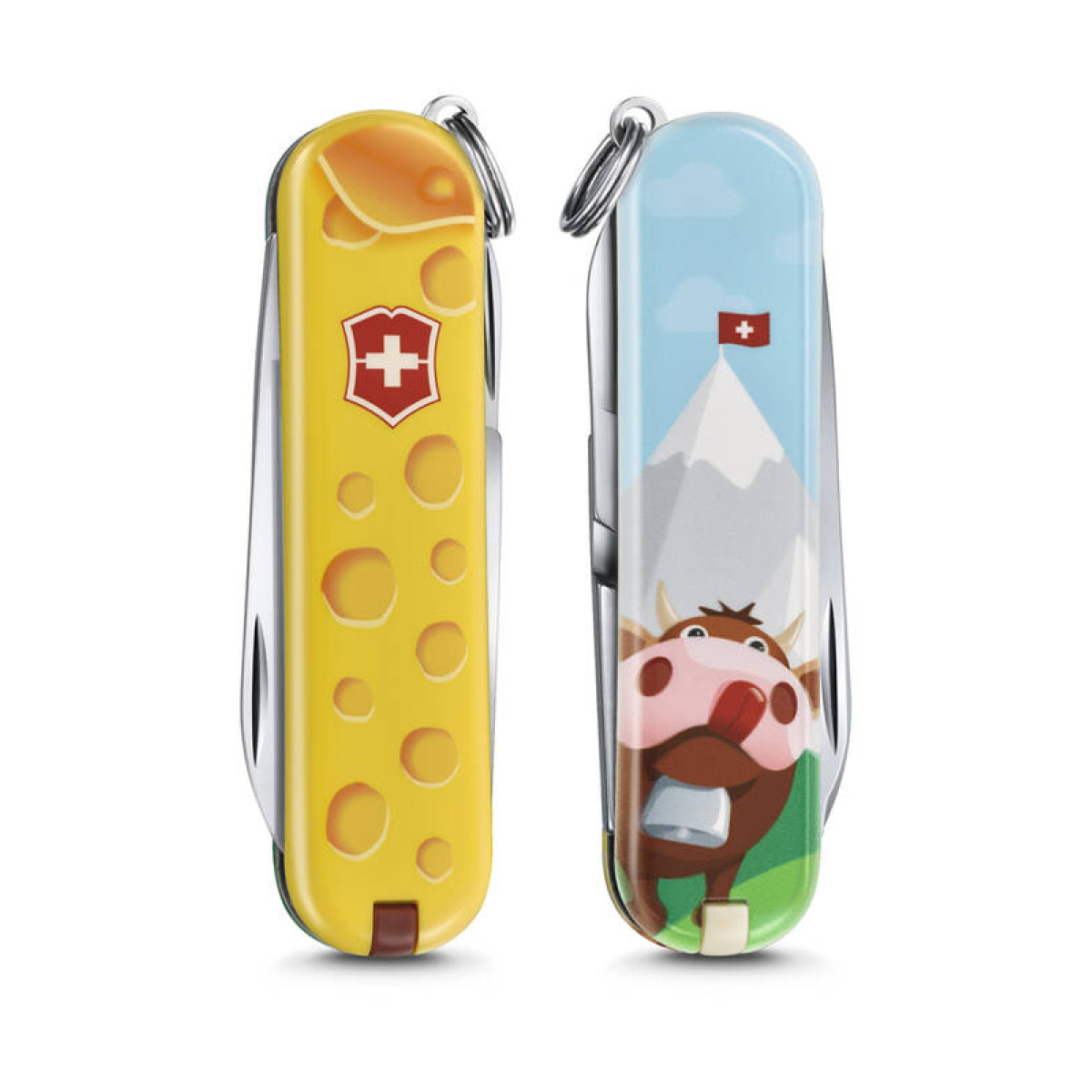Нож-брелок VICTORINOX Classic "Alps Cheese", 58 мм, 7 функций 2