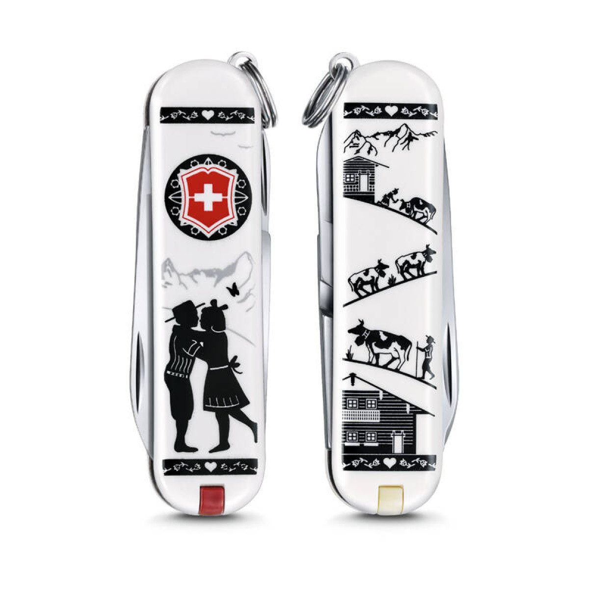 Нож-брелок VICTORINOX Classic "Alps Love", 58 мм, 7 функций 3