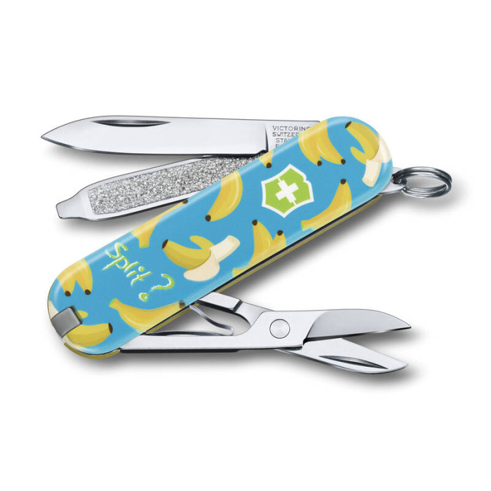 Нож-брелок VICTORINOX Classic "Banana Split", 58 мм, 7 функций