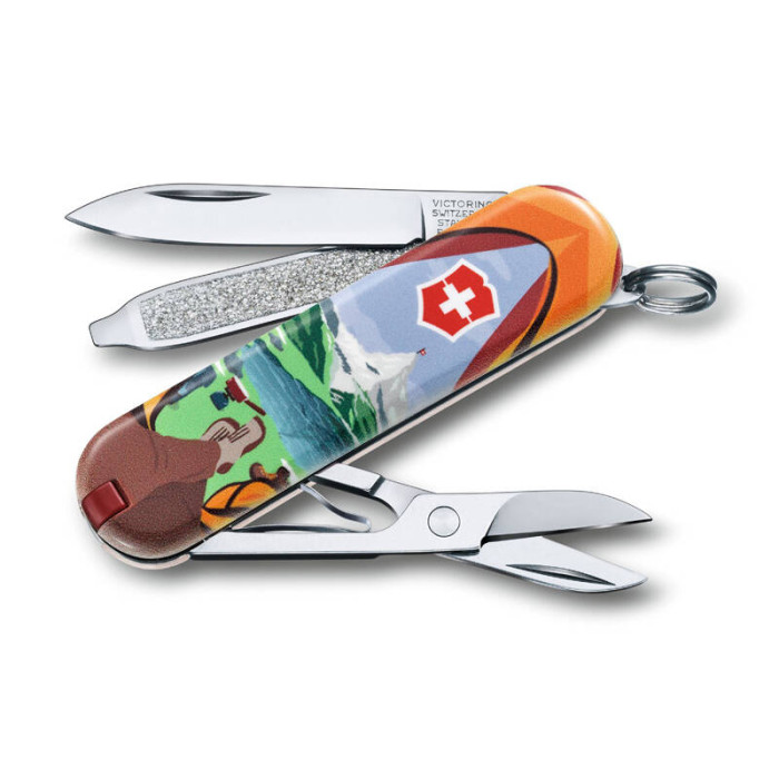 Нож-брелок VICTORINOX Classic "Call of Nature", 58 мм, 7 функций