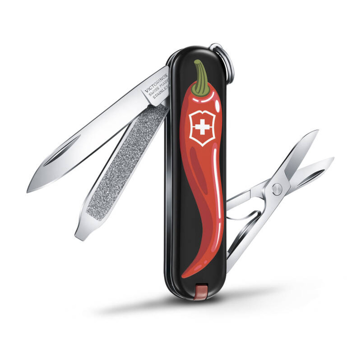 Нож-брелок VICTORINOX Classic "Chili Peppers", 58 мм, 7 функций 3