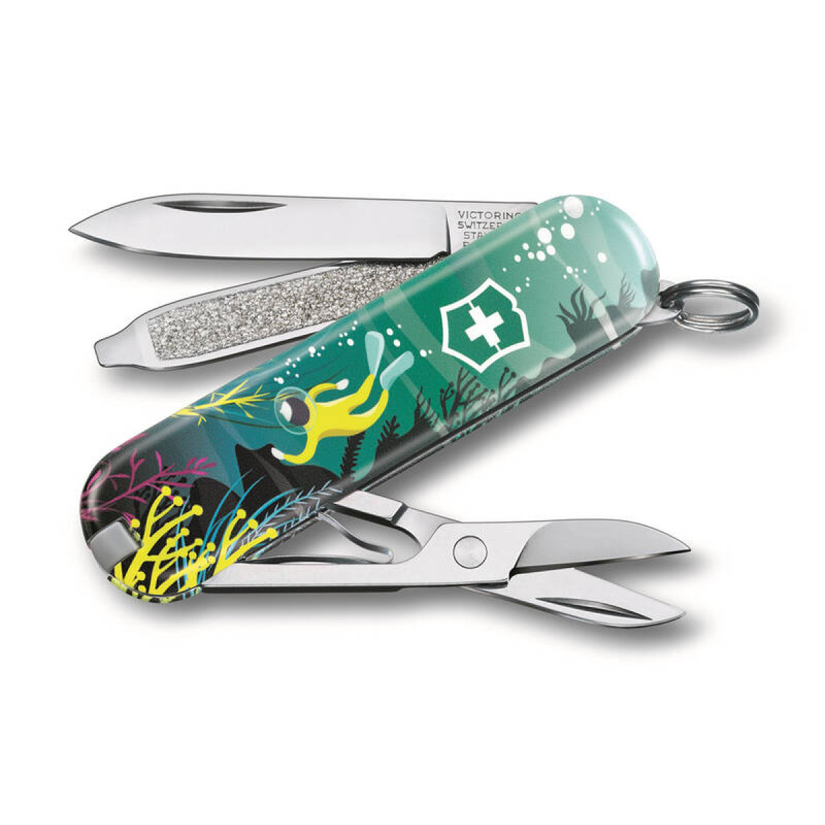 Нож брелок VICTORINOX Classic Deep Dive 58 мм 7 функций 1