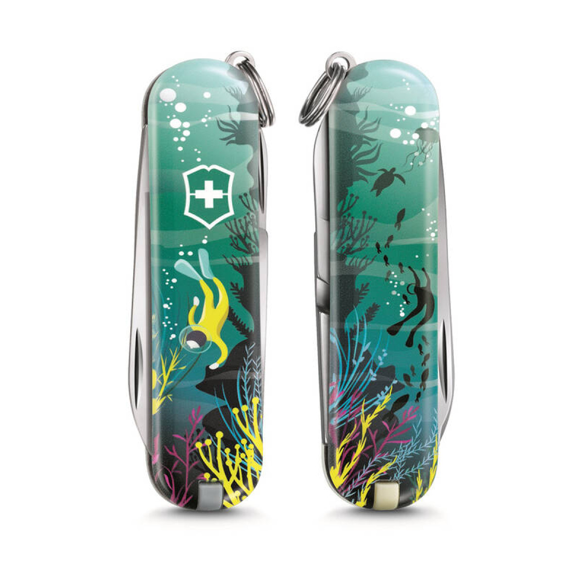Нож брелок VICTORINOX Classic Deep Dive 58 мм 7 функций 3
