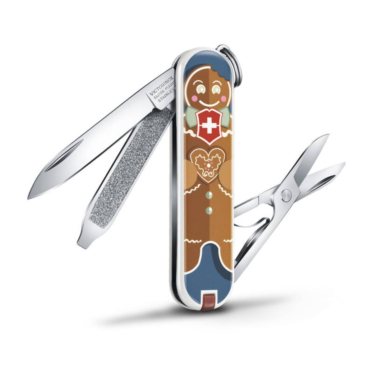Нож-брелок VICTORINOX Classic "Gingerbread Love", 58 мм, 7 функций 3