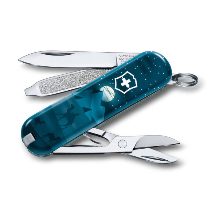 Нож-брелок VICTORINOX Classic "Great Pyramids", 58 мм, 7 функций
