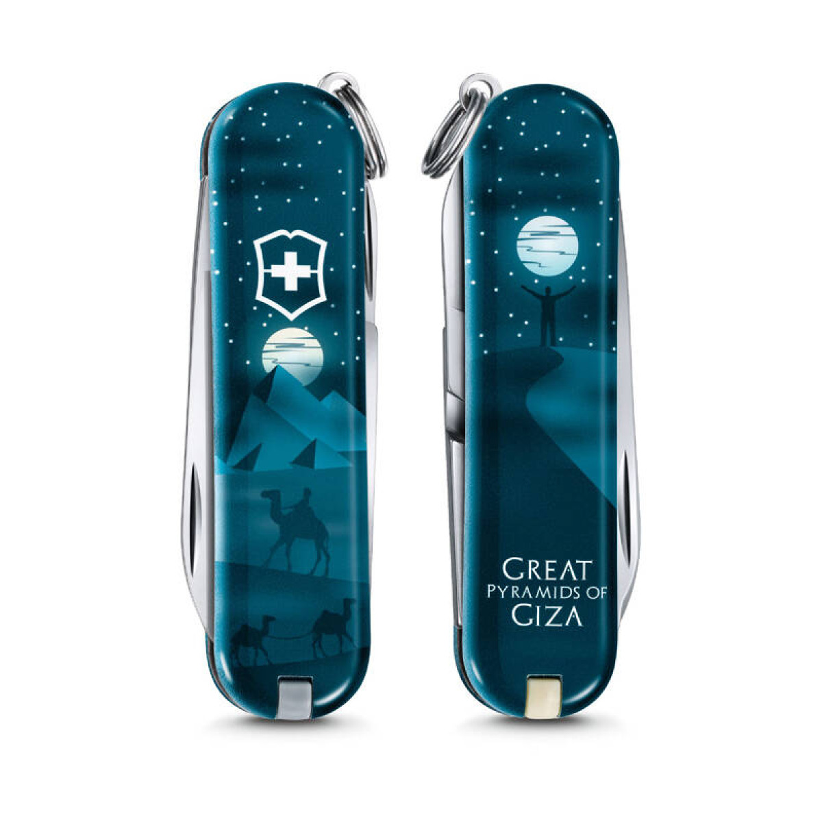 Нож-брелок VICTORINOX Classic "Great Pyramids", 58 мм, 7 функций 3