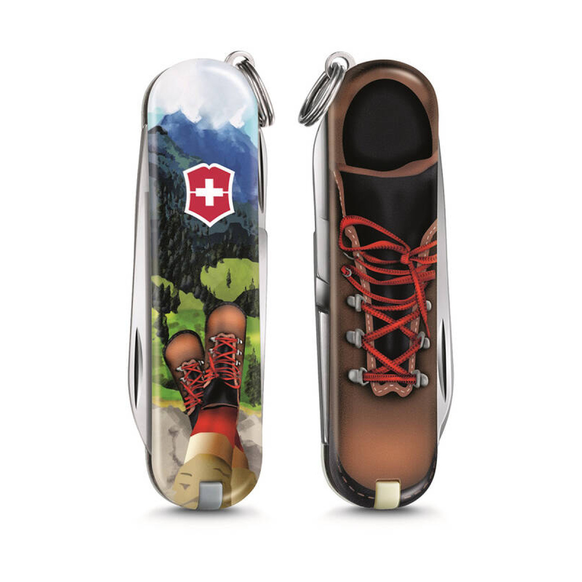 Нож брелок VICTORINOX Classic I Love Hiking 58 мм 7 функций 3