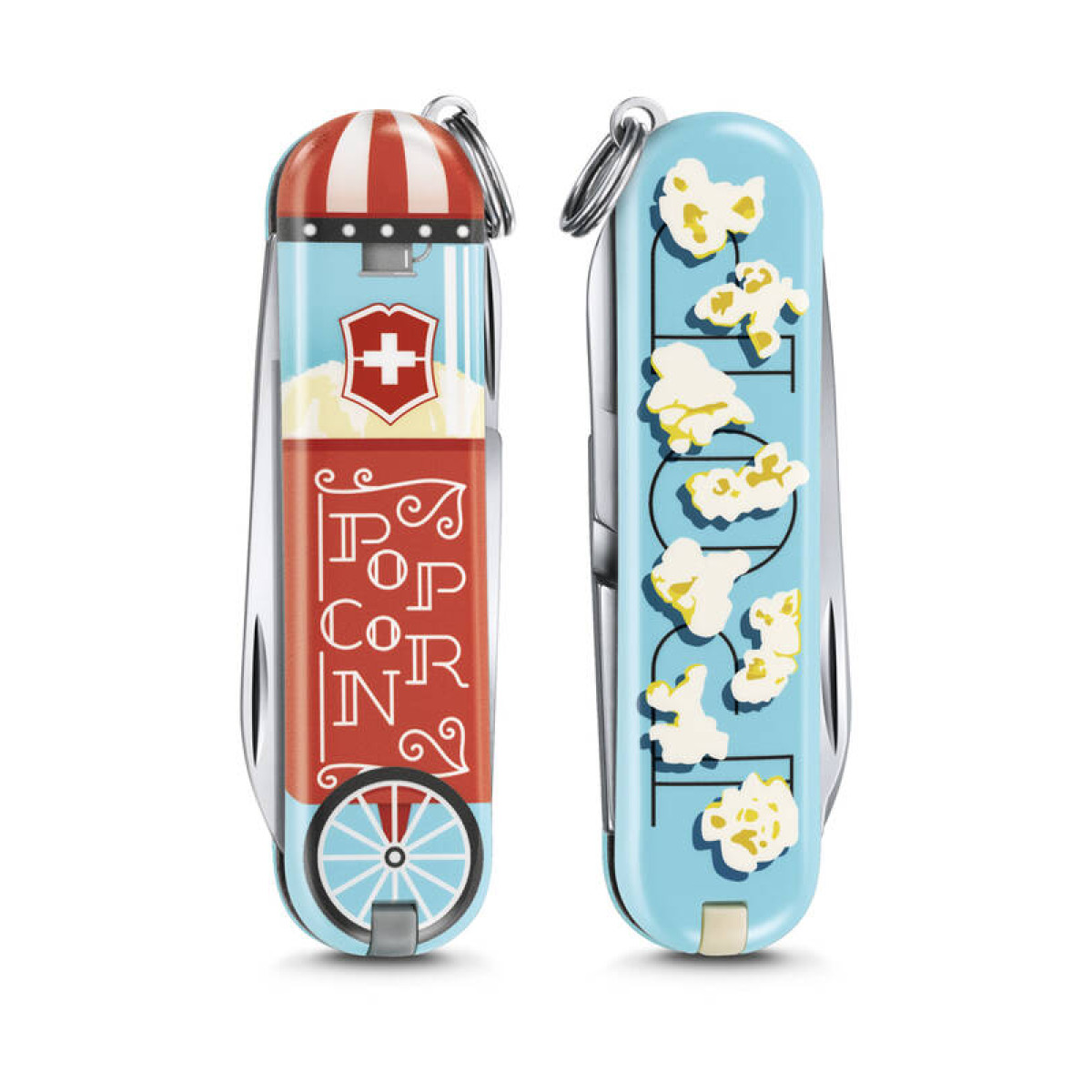 Нож-брелок VICTORINOX Classic "Let It Pop!", 58 мм, 7 функций 2