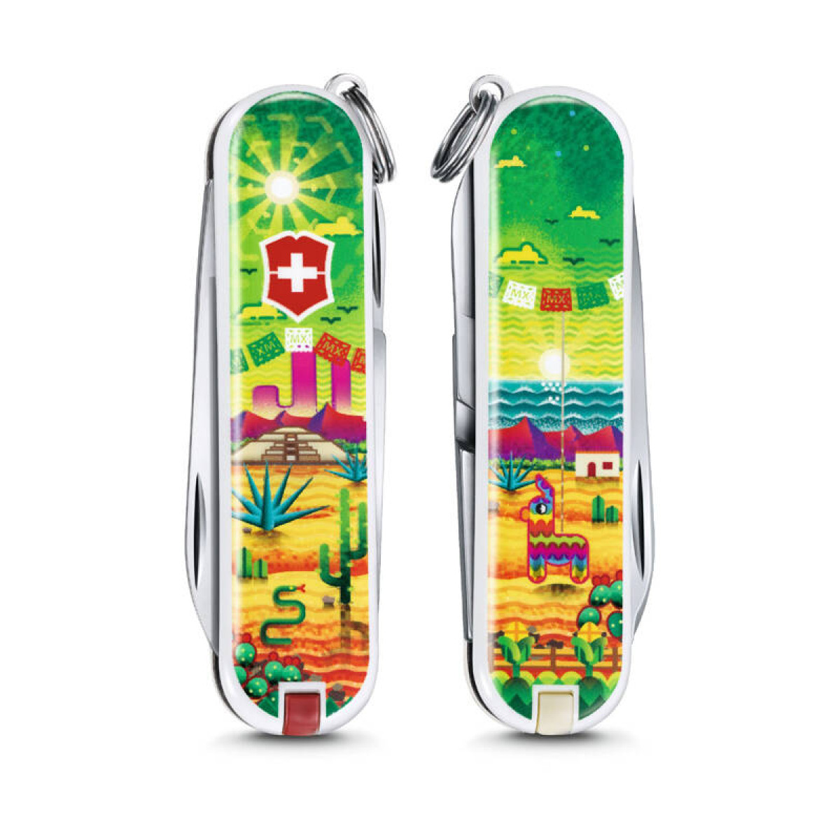 Нож-брелок VICTORINOX Classic "Mexican Sunset", 58 мм, 7 функций 3