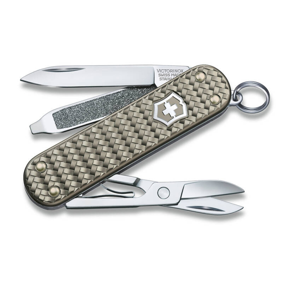 Нож-брелок VICTORINOX 5 функций серый 0.6221.4031G 1