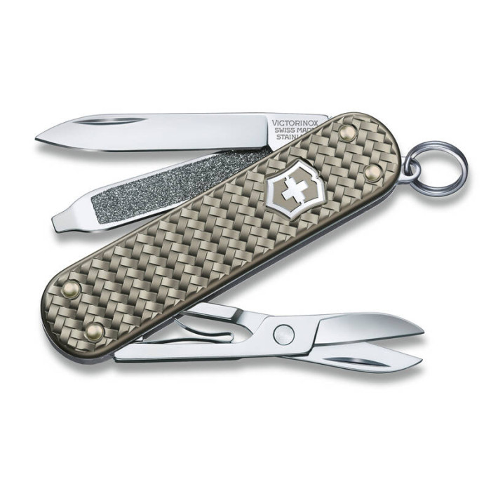 Нож-брелок VICTORINOX 5 функций серый 0.6221.4031G