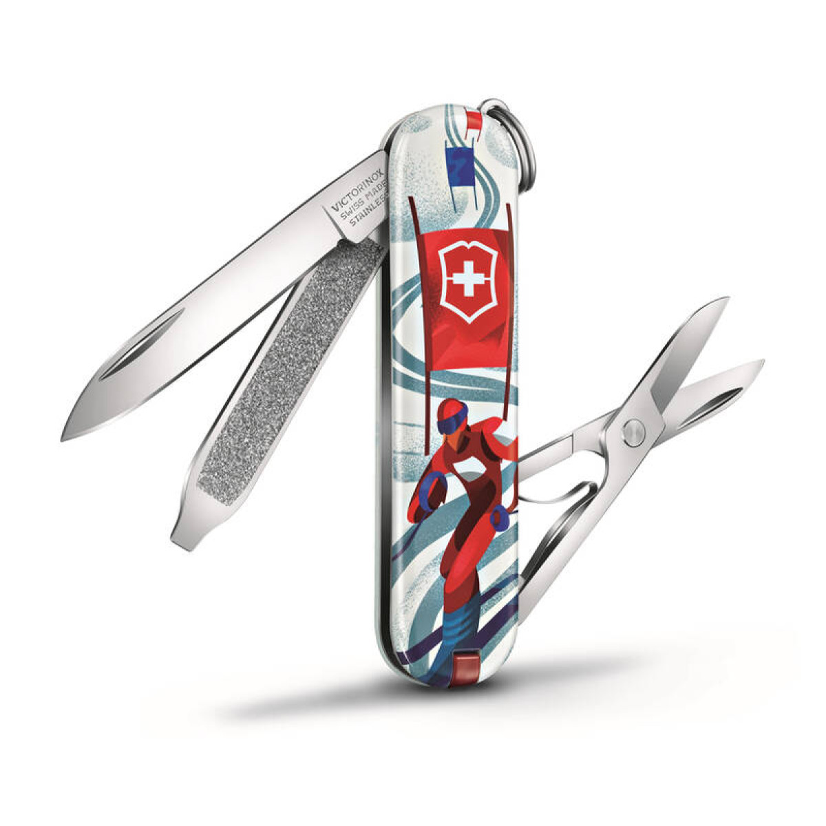 Нож брелок VICTORINOX Classic Ski Race 58 мм 7 функций 4