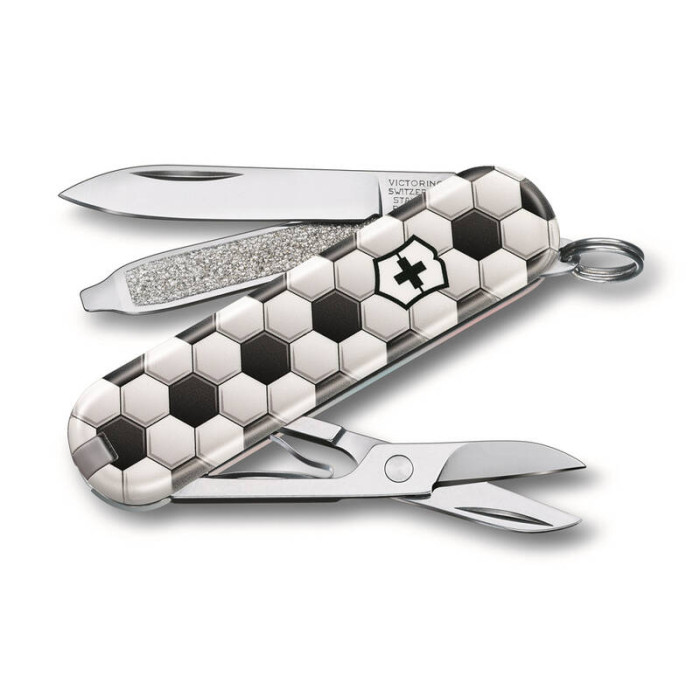 Нож брелок VICTORINOX Classic World Of Soccer 58 мм 7 функций