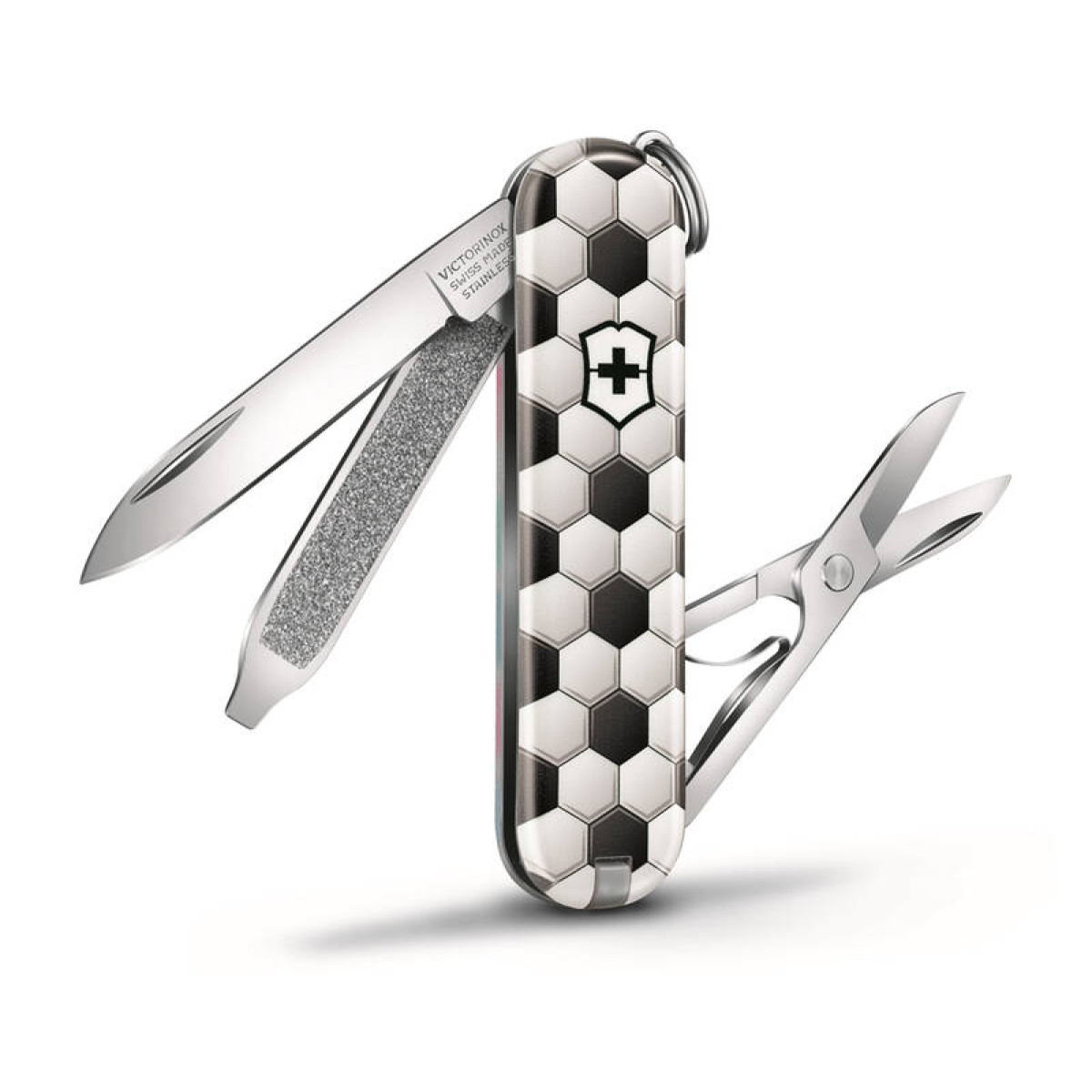 Нож брелок VICTORINOX Classic World Of Soccer 58 мм 7 функций 4