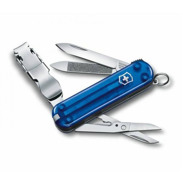 Нож брелок VICTORINOX NailClip 580 65 мм 8 функций полупрозрачный 0.6463.T2