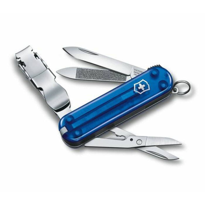 Нож брелок VICTORINOX NailClip 580 65 мм 8 функций полупрозрачный