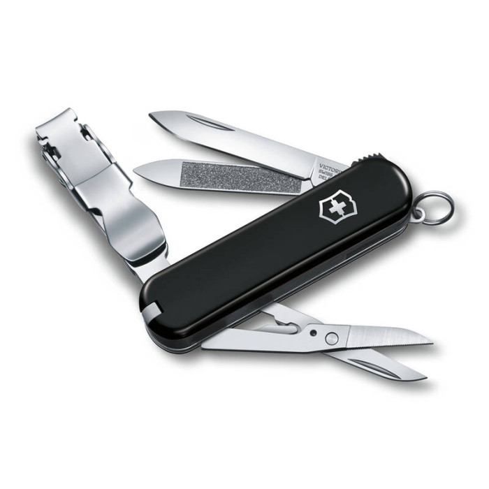 Нож-брелок VICTORINOX NailClip 580 чёрный
