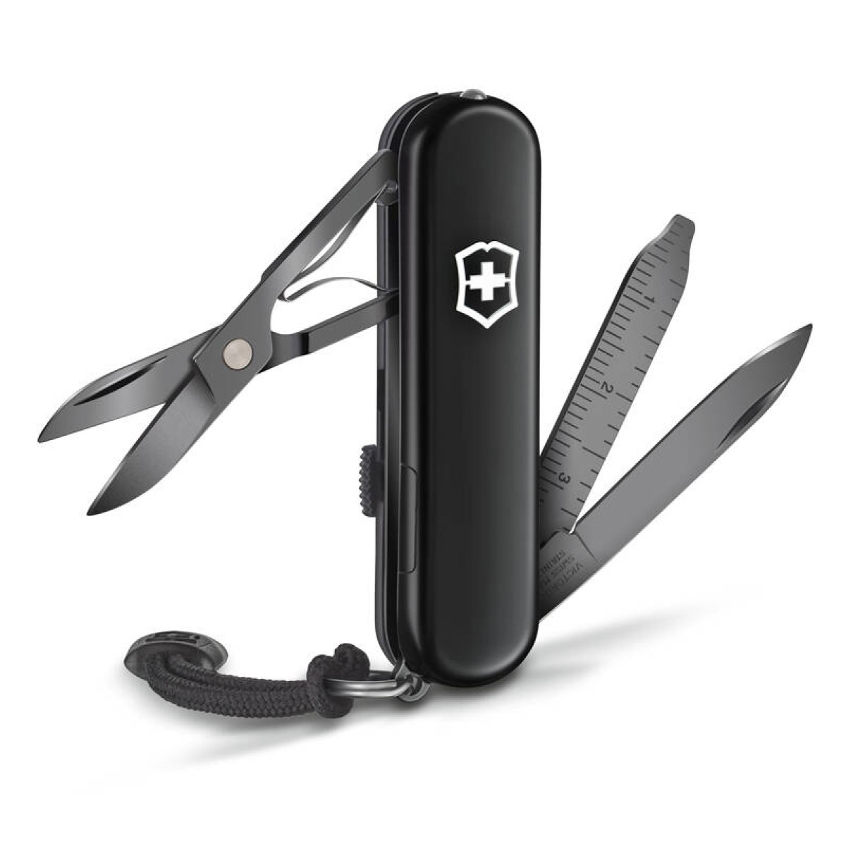 Нож-брелок Victorinox Signature Lite Onyx Black, 58 мм, 8 функций, чёрный, в подарочной коробке 1