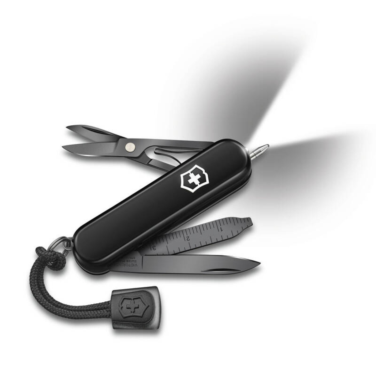 Нож-брелок Victorinox Signature Lite Onyx Black, 58 мм, 8 функций, чёрный, в подарочной коробке 8