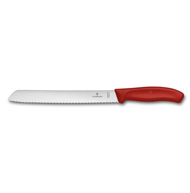 Нож для хлеба VICTORINOX SwissClassic красный 6.8631.21B