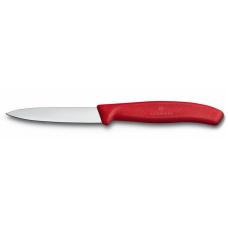Нож для овощей VICTORINOX SwissClassic, 8 см, с заострённым кончиком, красный