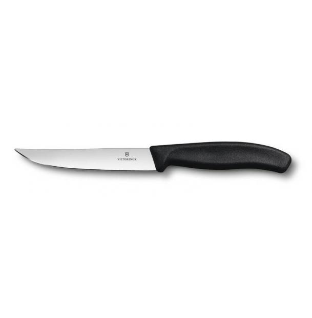 Нож для стейка и пиццы VICTORINOX SwissClassic "Gourmet", 12 см, чёрный 6.7903.12