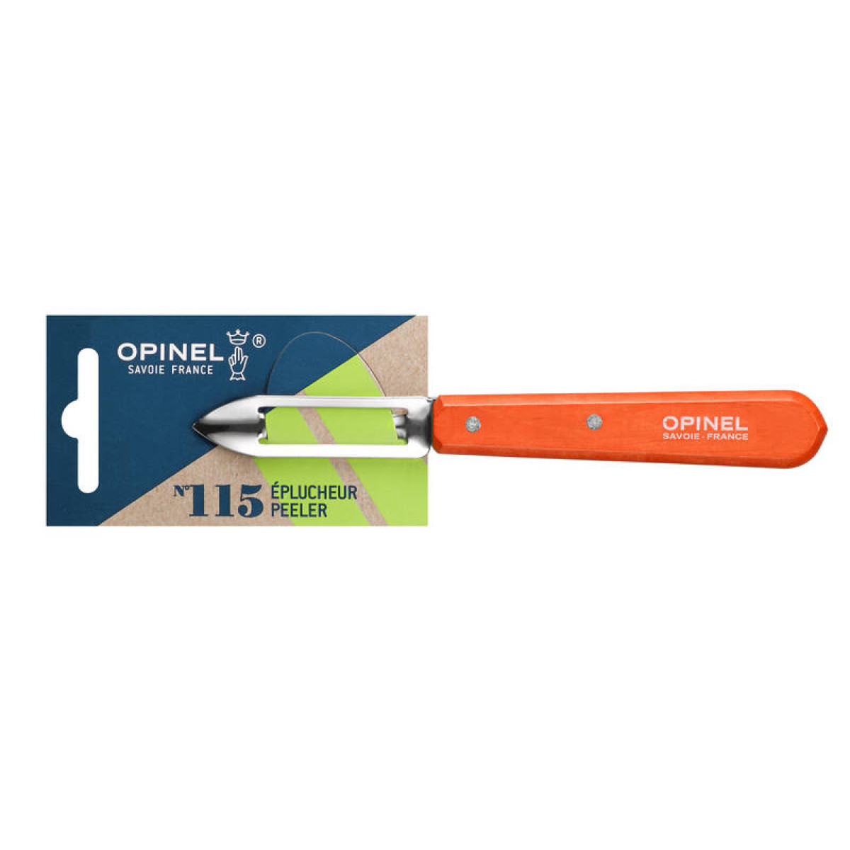 Нож для чистки овощей Opinel №115 блистер красный 2