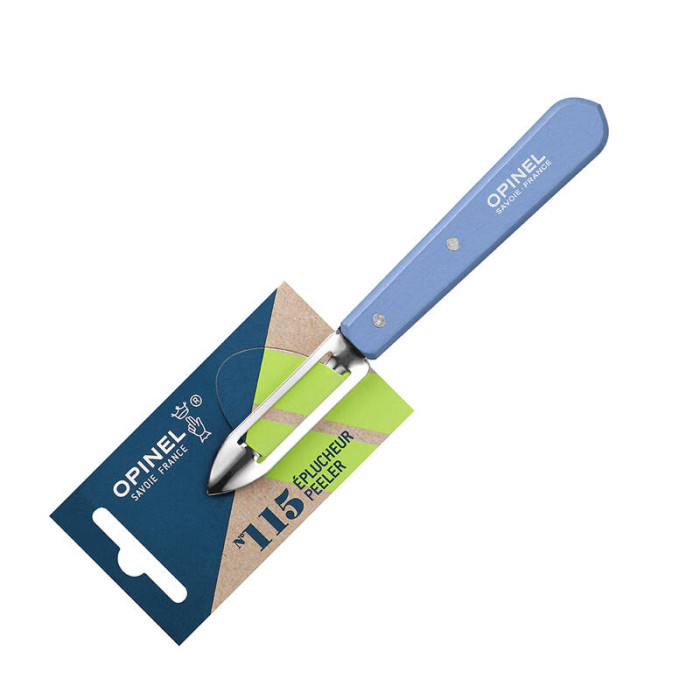 Нож для чистки овощей Opinel №115 блистер синий