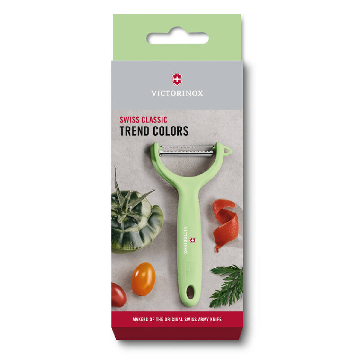 Нож для чистки томатов и киви VICTORINOX салатовая рукоять 3