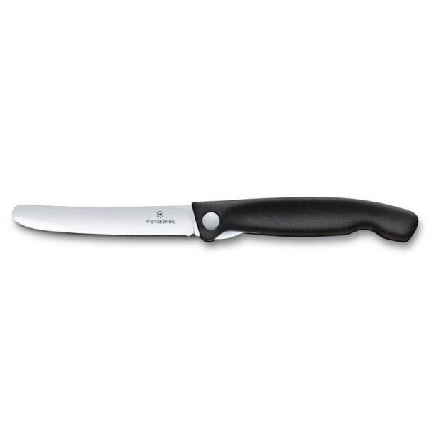 Нож для овощей Victorinox SwissClassic, складной, 11 см, чёрный 6.7803.FB