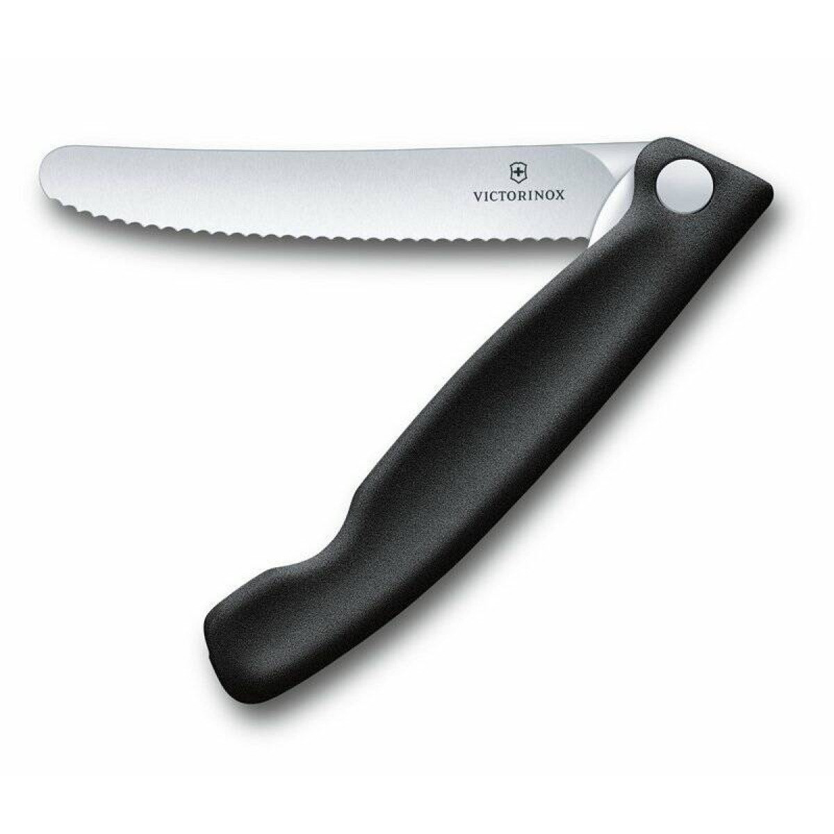 Нож для овощей Victorinox SwissClassic, складной, 11 см, с волнистой заточкой, чёрный 6