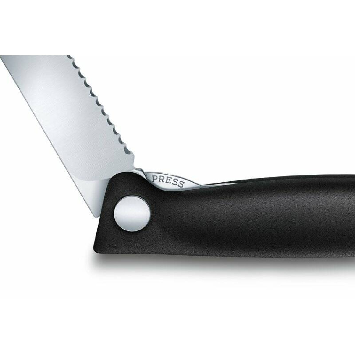 Нож для овощей Victorinox SwissClassic, складной, 11 см, с волнистой заточкой, чёрный 3