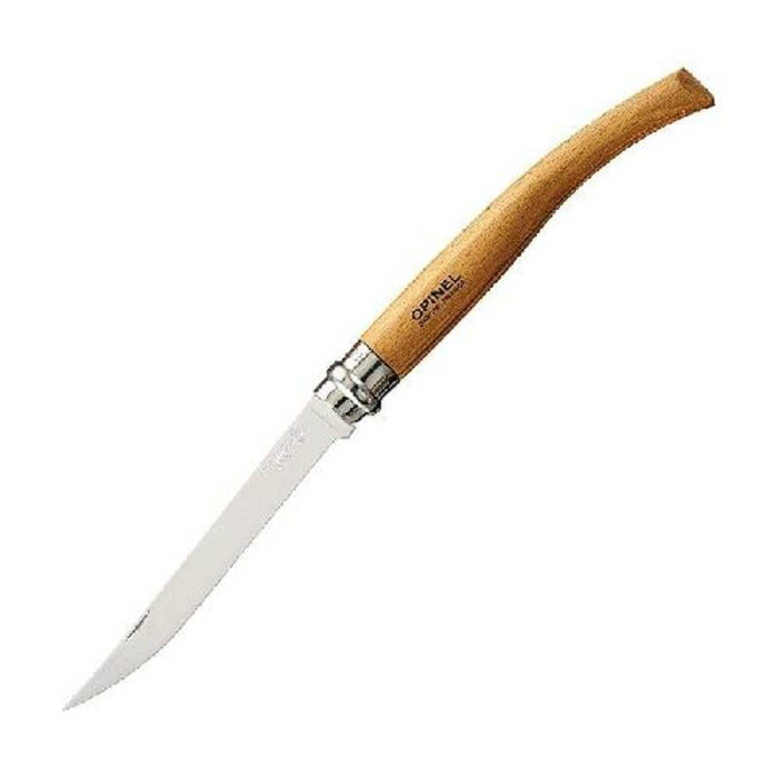 Нож филейный Opinel №10 Slim бук