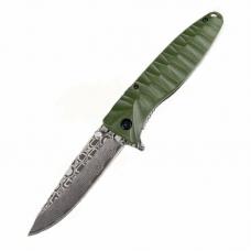 Нож Firebird F620 зеленый травление