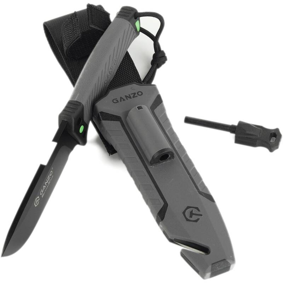 Нож Ganzo G8012V2-GY с паракордом 6