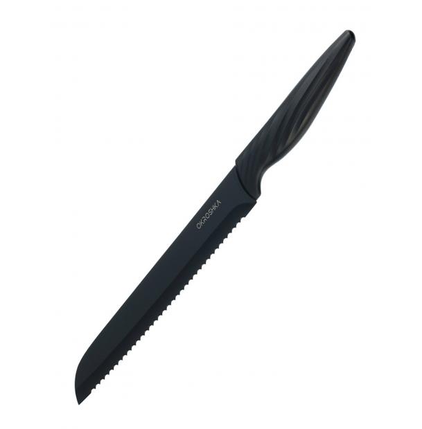 Нож хлебный Okroshka Crouton 19,9 см OK912P-B-BR