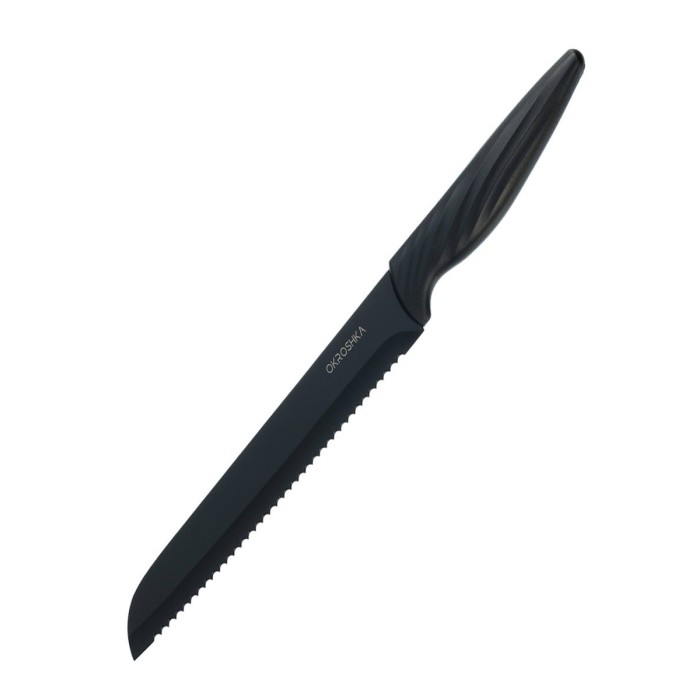 Нож хлебный Okroshka Crouton 19,9 см OK912P-B-BR